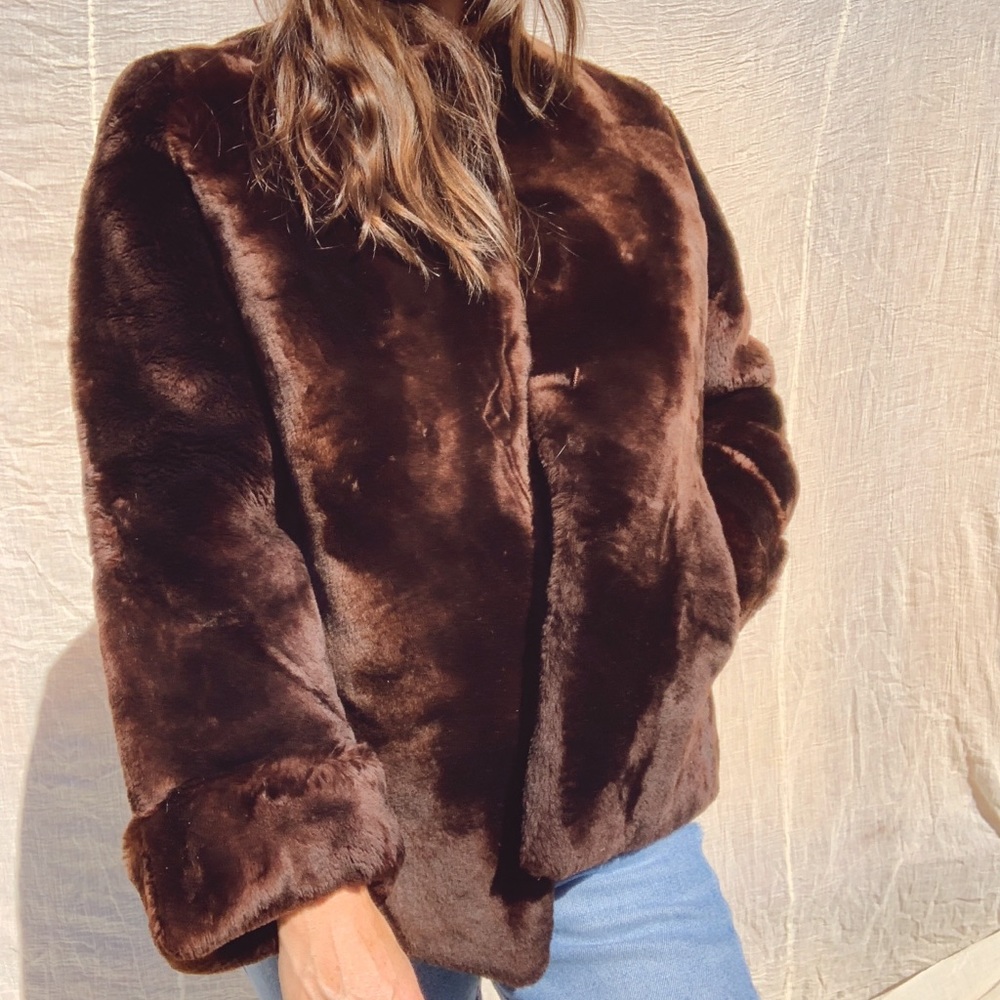 Vintage faux fur jacket